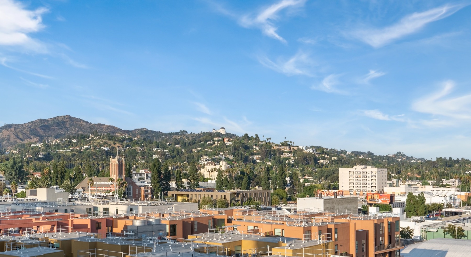 aerial city view