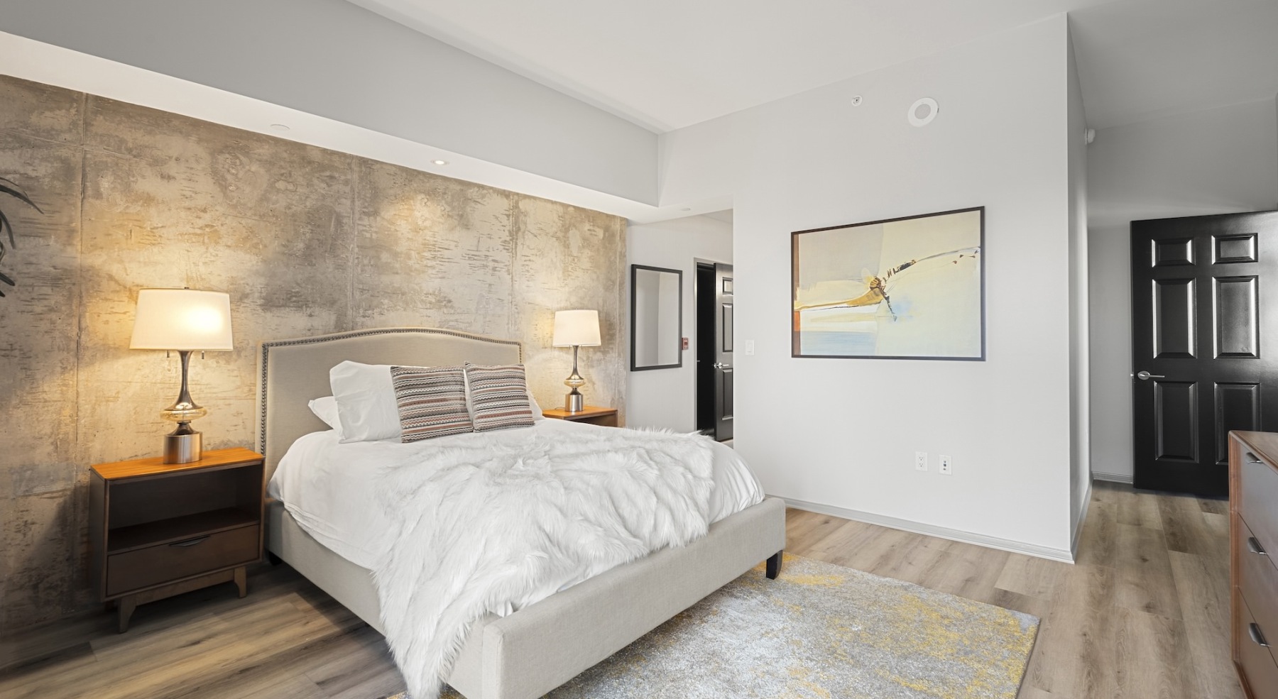 bedroom with natural light
