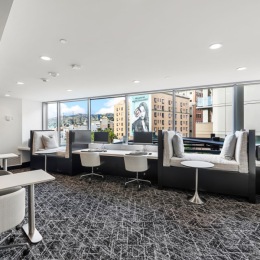 lounge area with ample seating